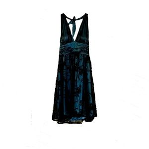 EUC Adrianna Papell Halter Cocktail Dress